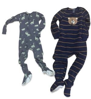 Carter's Simple Joys PJs Lot of 2  Footed Sleepers Size 5T